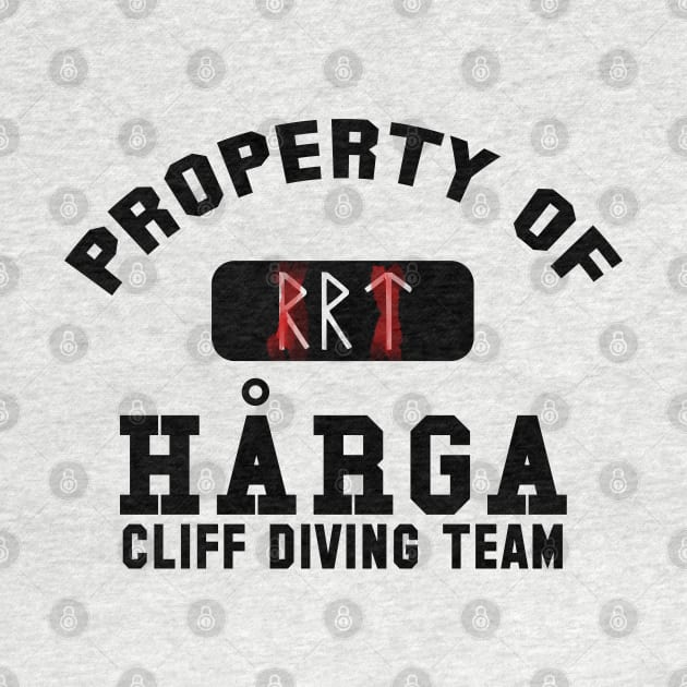 Property of Harga Cliff Diving Team by Scottish Arms Dealer